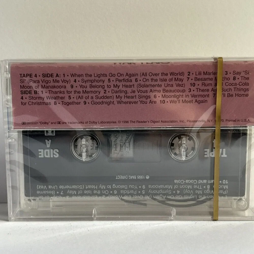 Set of 3 Great Romantic Memories of the War Years Cassette Tapes Readers Digest - Picture 8 of 10